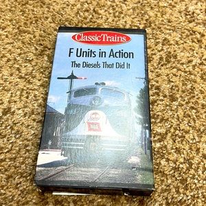 F units in action the diesels that did it train vhs tape